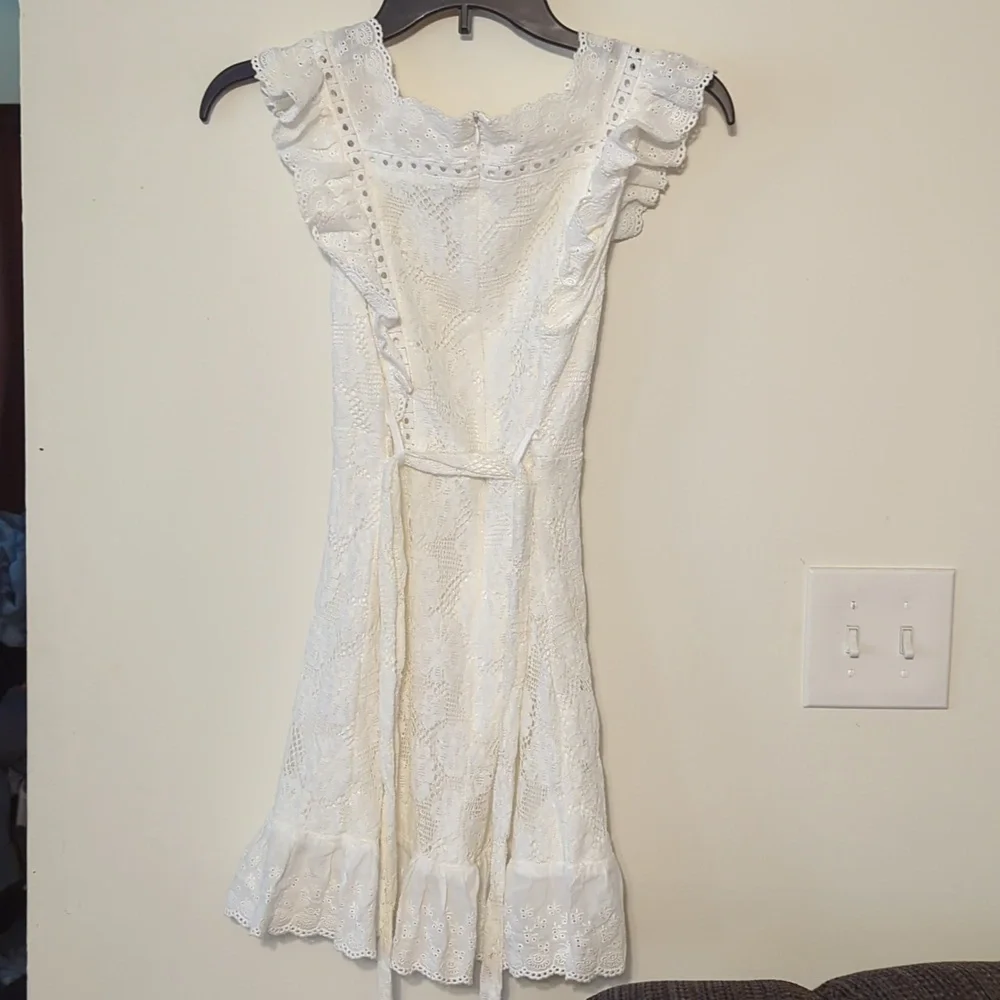 SHEIN lace white dress size small - Picture 2 of 6